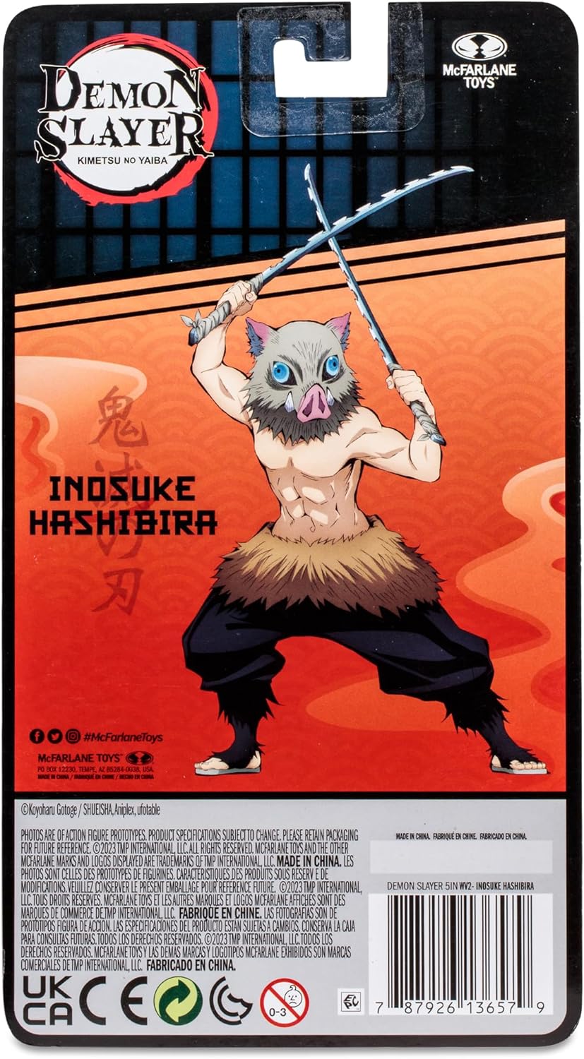 Mcfarlane Toys Figura De Acción Inosuke Hashibira De Demon Slayer