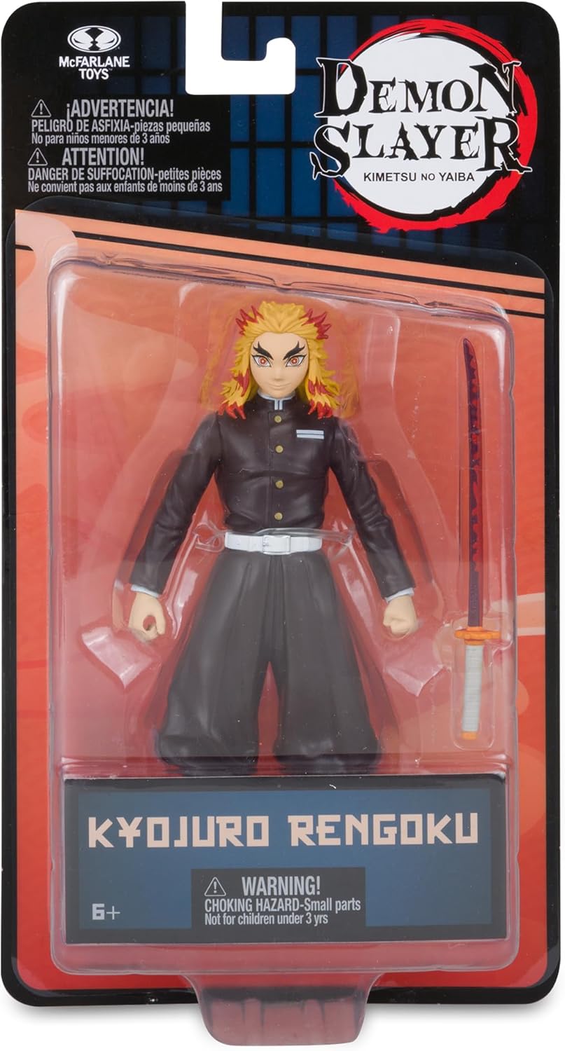 Mcfarlane Toys Figura De Acción Kyojuro Rengoku De Demon Slayer