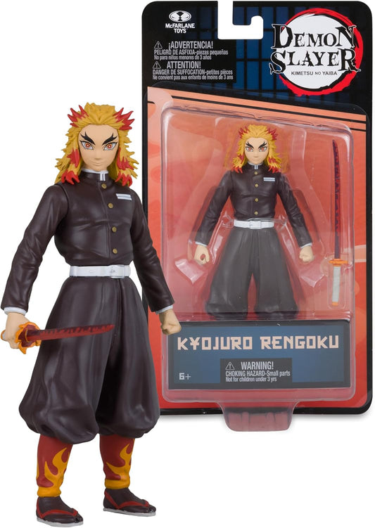 Mcfarlane Toys Figura De Acción Kyojuro Rengoku De Demon Slayer