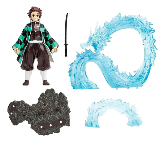 Mcfarlane Toys Figura De Acción Tanjiro Kamado Deluxe De Demon Slayer