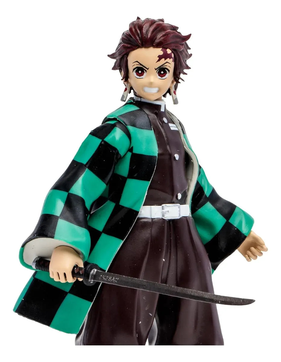 Mcfarlane Toys Figura De Acción Tanjiro Kamado Deluxe De Demon Slayer