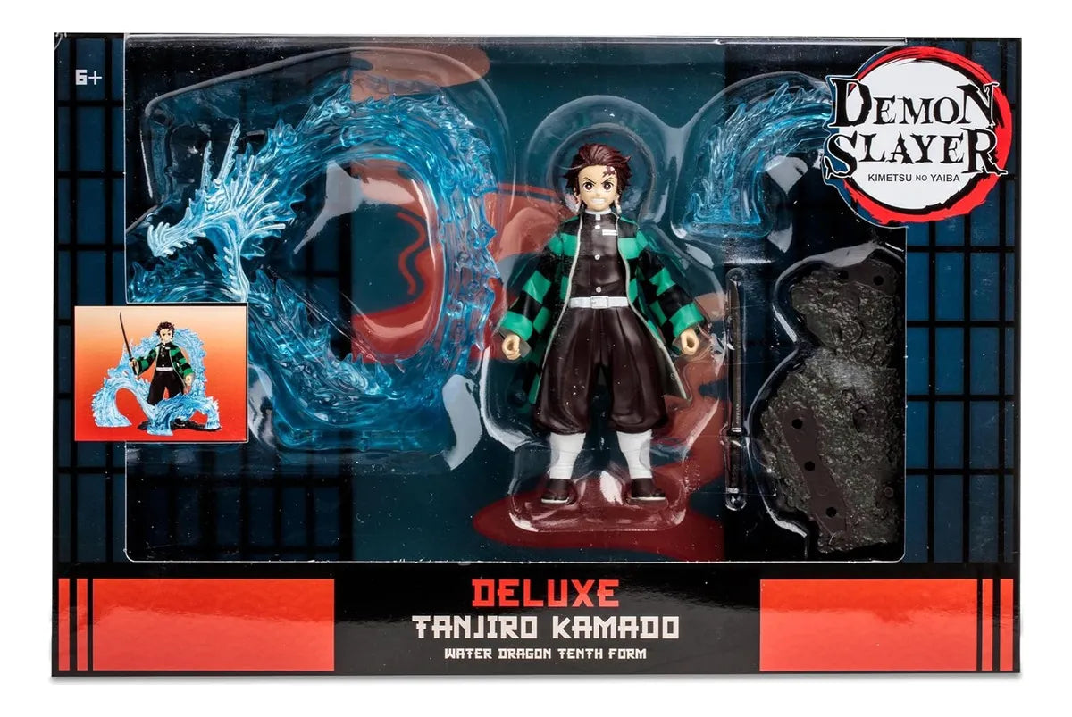 Mcfarlane Toys Figura De Acción Tanjiro Kamado Deluxe De Demon Slayer